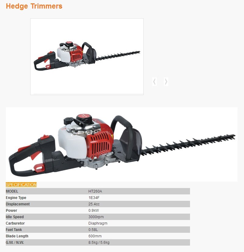 Foarfeca pentru gard viu PATELO HT260A - descriere si specificatii 1