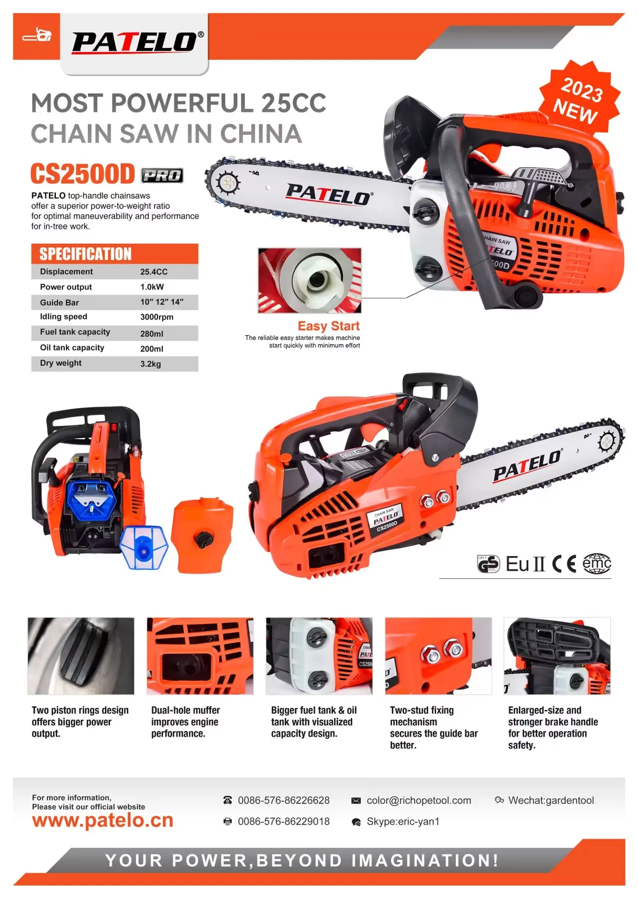 PATELO CS2500Dpro - detalii 10