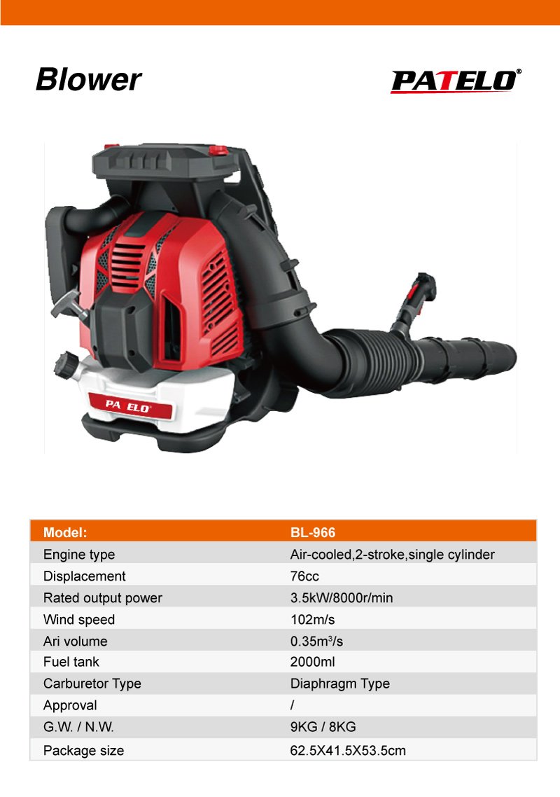 Suflanta PATELO BL966 - descriere si specificatii 1