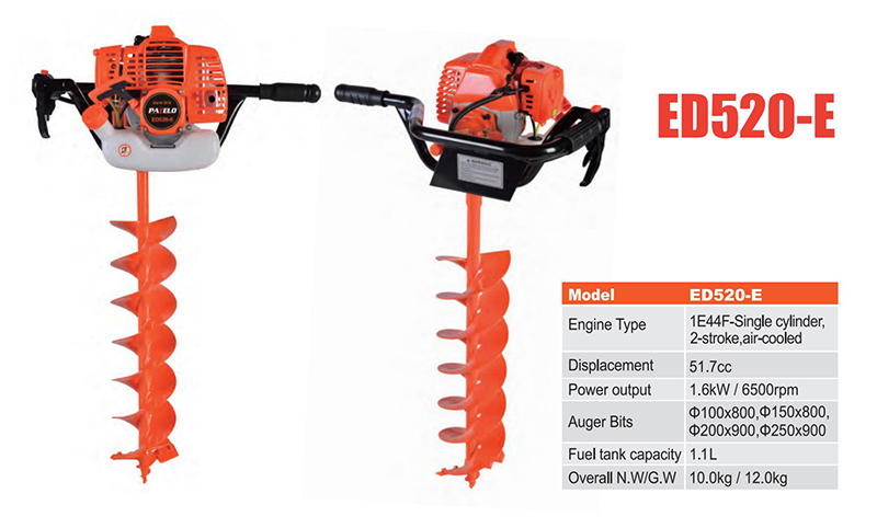 Motoburghiu PATELO ED520-E - descriere si specificatii 1