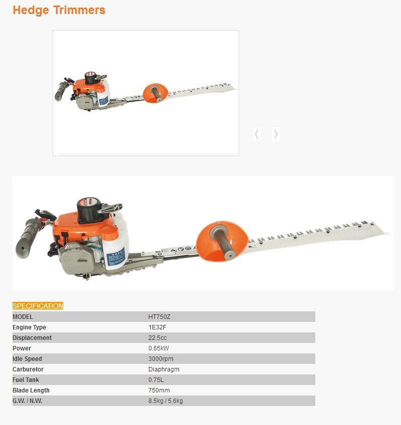 Foarfeca pentru gard viu PATELO HT750Z - descriere si specificatii 1