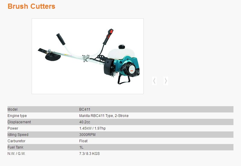 Motocoasa PATELO BC411 - descriere si specificatii 1